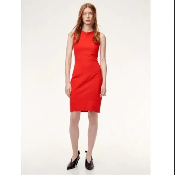 Aritzia Dresses Aritzia Babaton Miguel Dress In Red Size